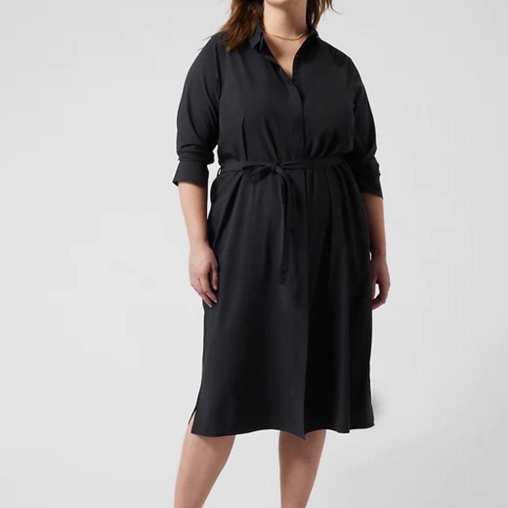 ATHLETA Urbanite Dress Black Spring '22 - XL Tall
